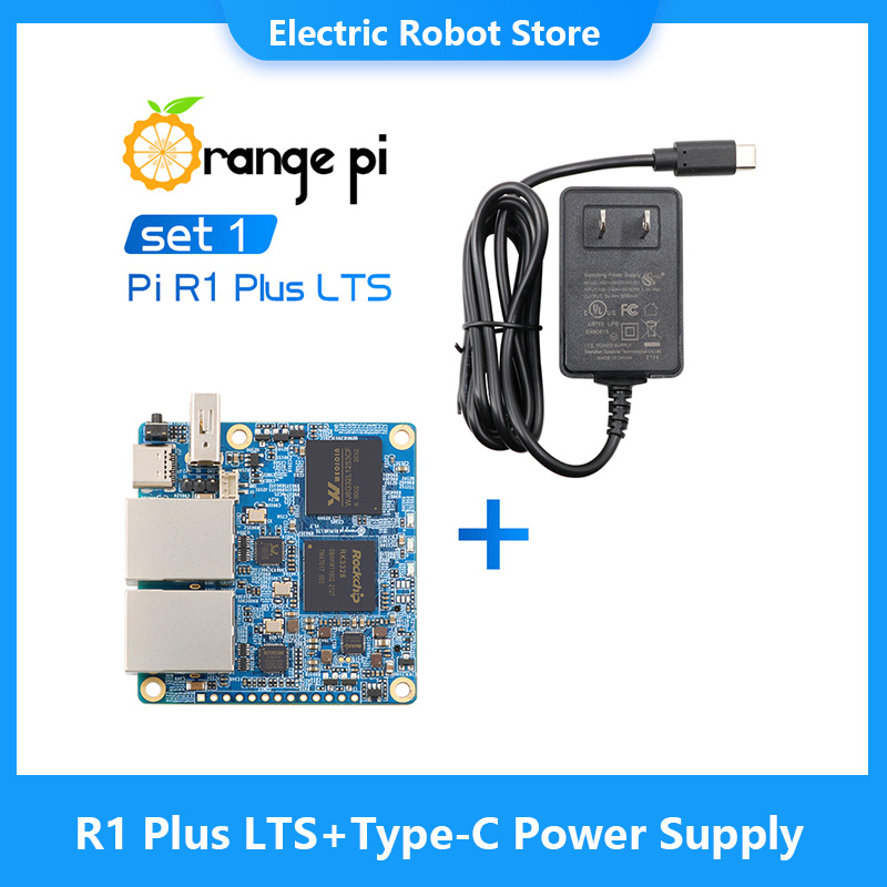 Orange Pi R1 Plus LTS+Type-C Power Supply,