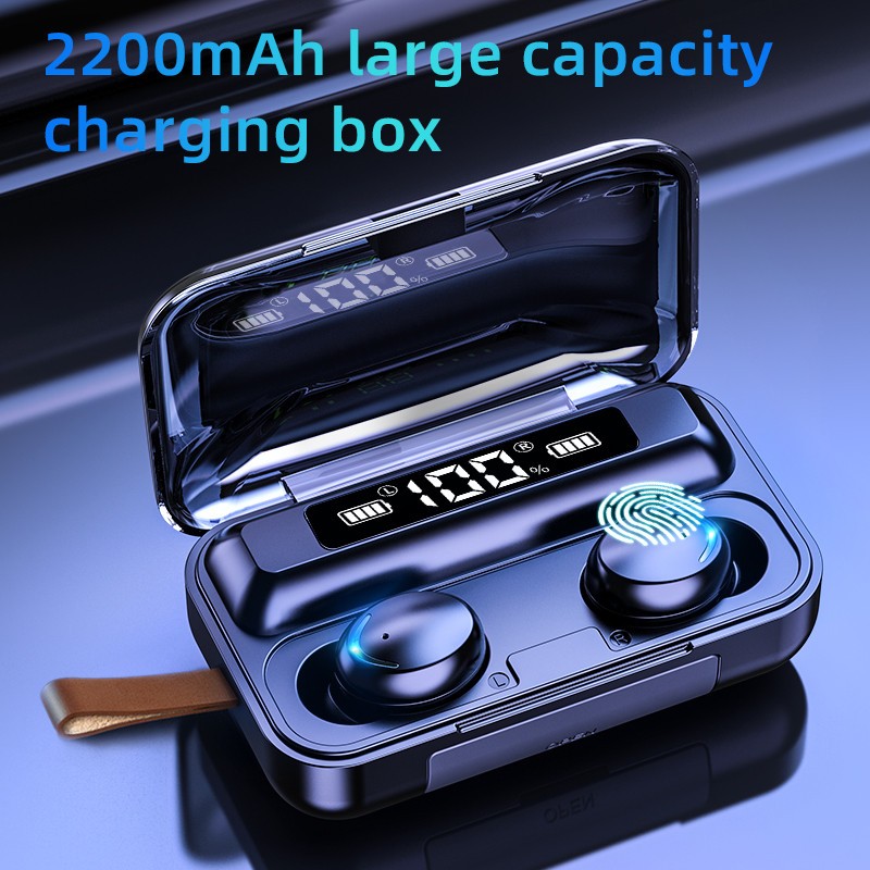 TWS Bluetooth 5.0 Earphones 2200mAh Charging Box Wireless Headphone 9D Stereo Sports