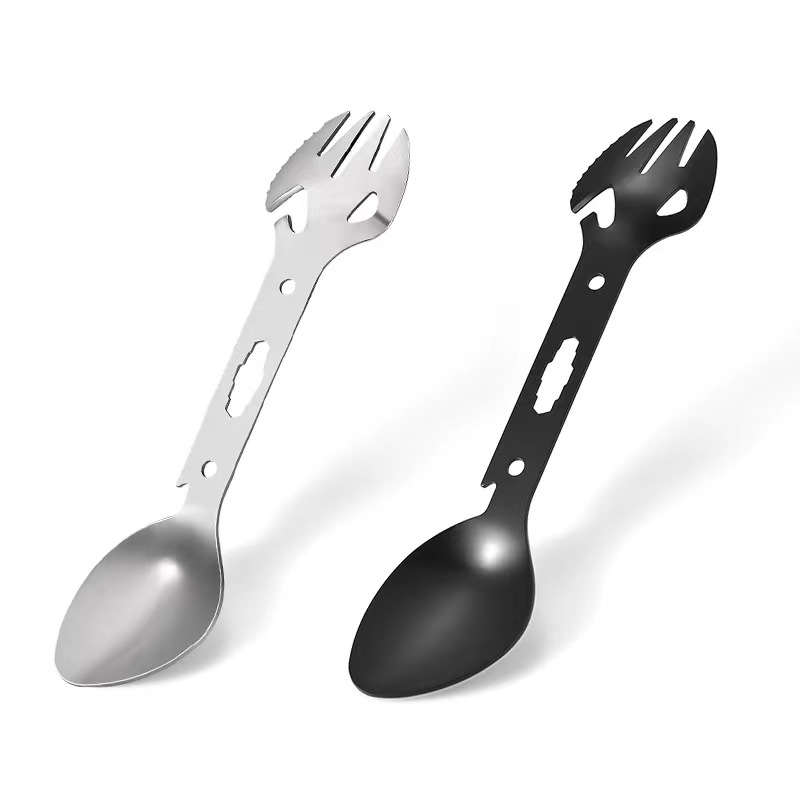 Outdoor Multi-function Fork Spoon Tableware Camping Outdoor